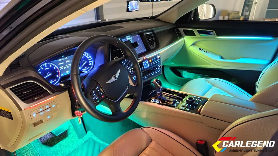 Genesis G80 DH ambient lighting - Genesis G80 Ambient Lighting Review: Seamless Integration photo 4