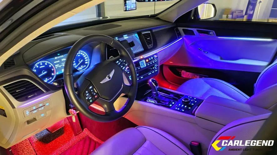 Genesis G80 DH ambient lighting - Genesis G80 Ambient Lighting Review: Seamless Integration photo 5