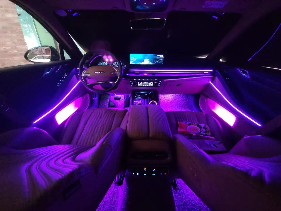 Genesis G80 RG3 ambient lighting - Genesis G80 RG3 Ambient Lighting Review — Enhanced Interior LEDs photo 3