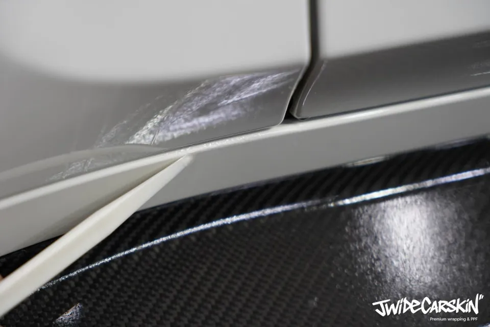 BMW M3 G80 vinyl wrap - BMW M3 G80 Vinyl Wrap Review — Satin Black Finish & Paint Protect photo 5