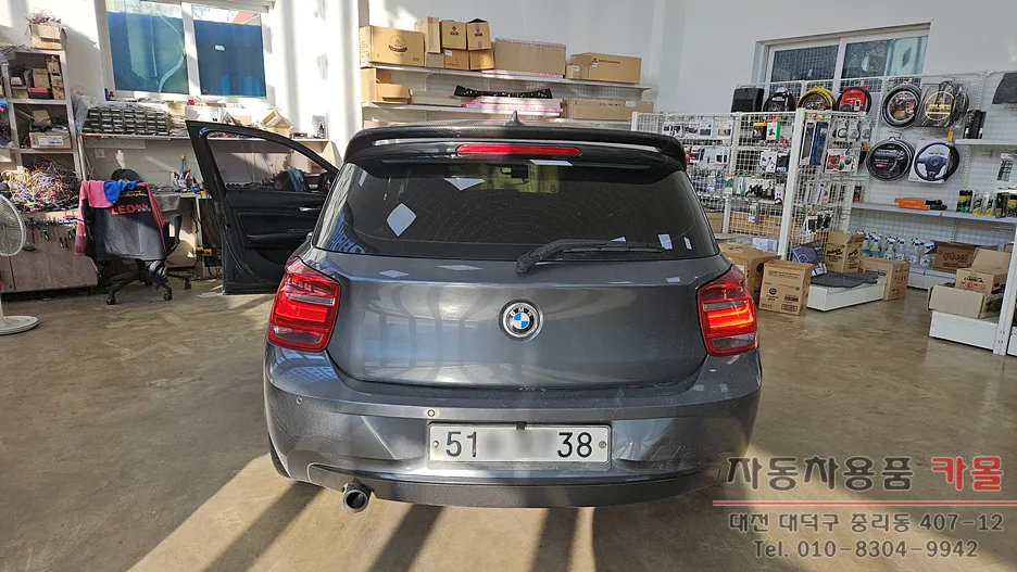 BMW 1 Series F20 lighting upgrade installation result