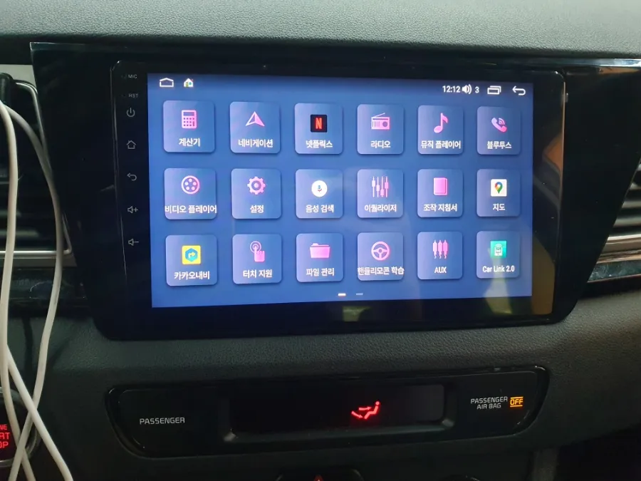 Kia Niro HybridのAndroid Auto・CarPlay取付事例 施工写真 1-2
