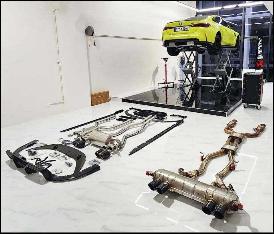 BMW M4 G80 exhaust upgrade - BMW M4 Exhaust Upgrade Review: Akrapovič Titanium photo 3