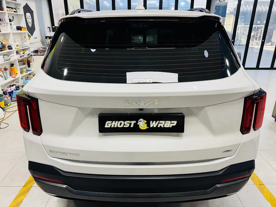 Kia Sorento MQ4 vinyl wrap - Kia Sorento MQ4 Vinyl Wrap Installation Review — Cost photo 3
