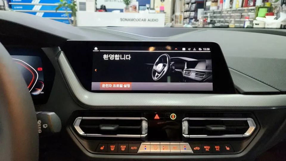 BMW 1 Series surround view camera installation result