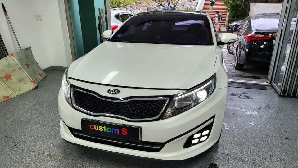 Kia K5 lighting upgrade installation result