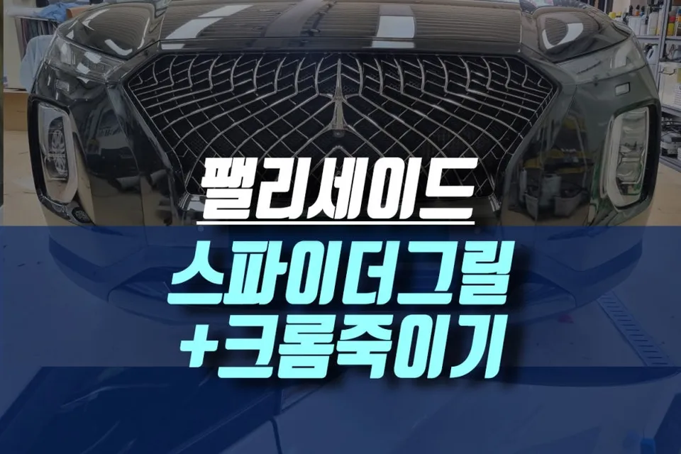 Hyundai Palisade vinyl wrap installation result