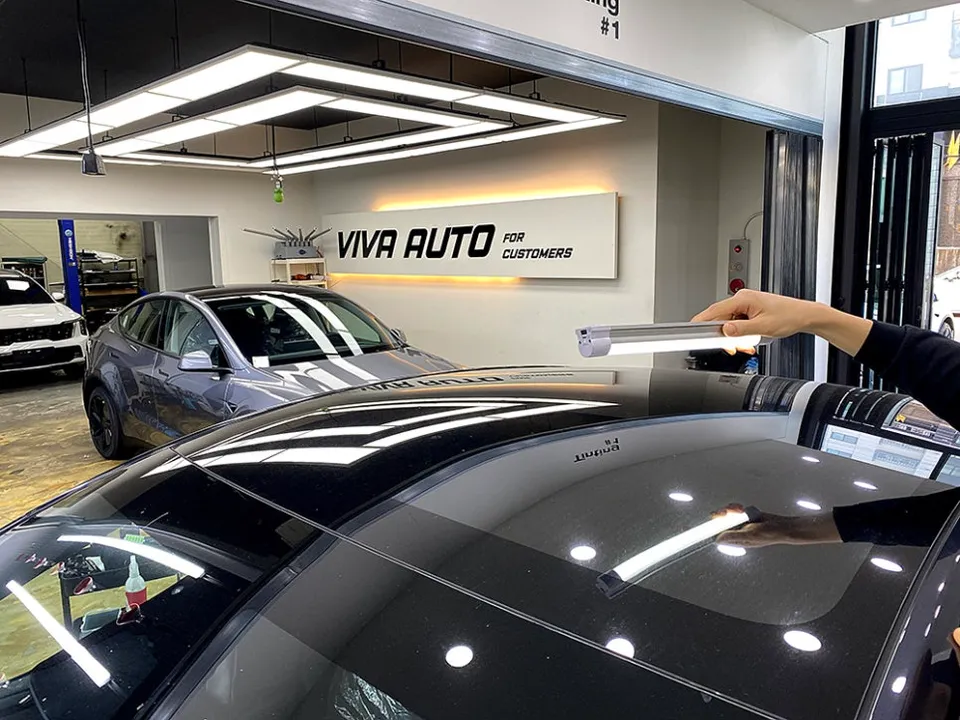 Tesla Model Yのカーフィルム施工事例｜費用目安・仕上がり 施工写真 4