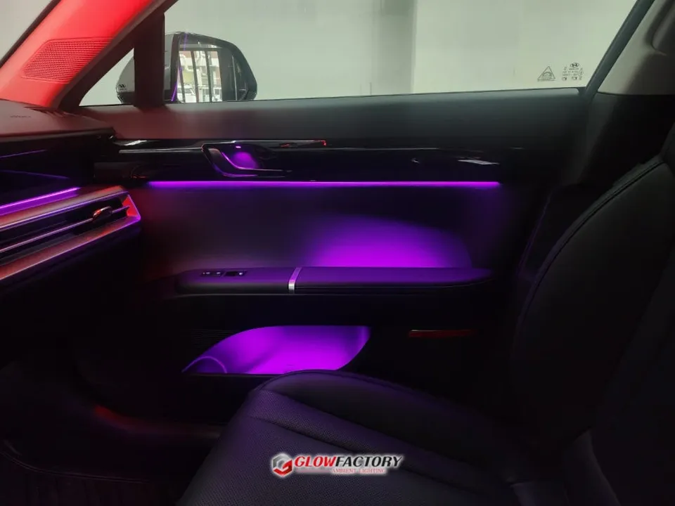 Hyundai Grandeur GN7 ambient lighting - Hyundai Grandeur GN7 Ambient Lighting Installation Review — Cost photo 3