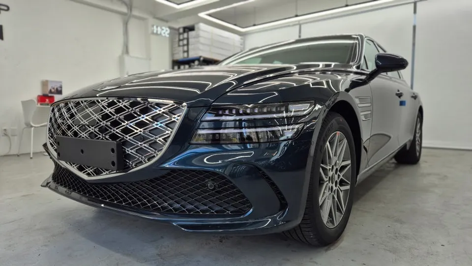 Genesis G80 PPF施工事例|費用目安と仕上がり 施工写真 2-1
