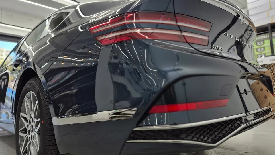 Genesis G80 PPF施工事例|費用目安と仕上がり 施工写真 3-1