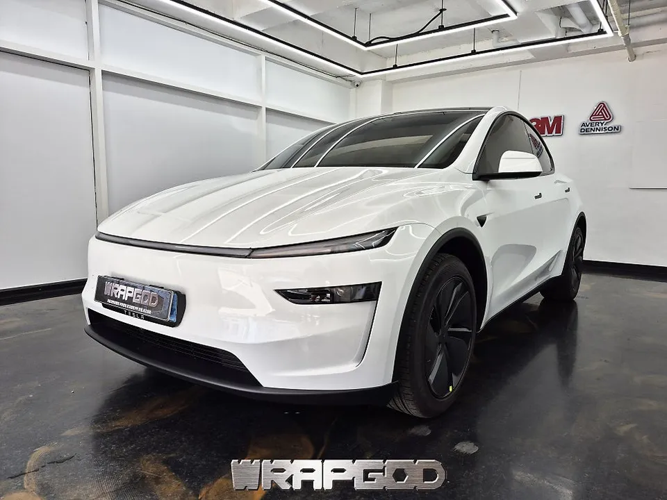 Tesla Model Yの無光PPF施工事例|韓国での実例 施工写真 2-1