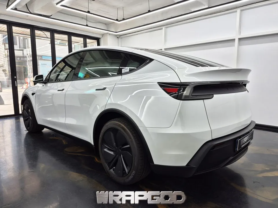 Tesla Model Yの無光PPF施工事例|韓国での実例 施工写真 2-2