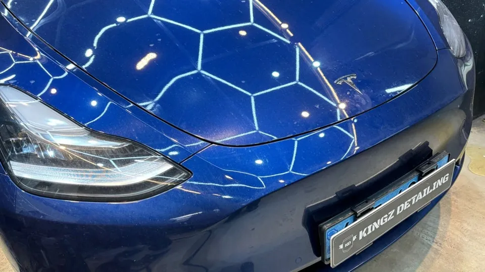 Tesla Model Y interior customization installation result
