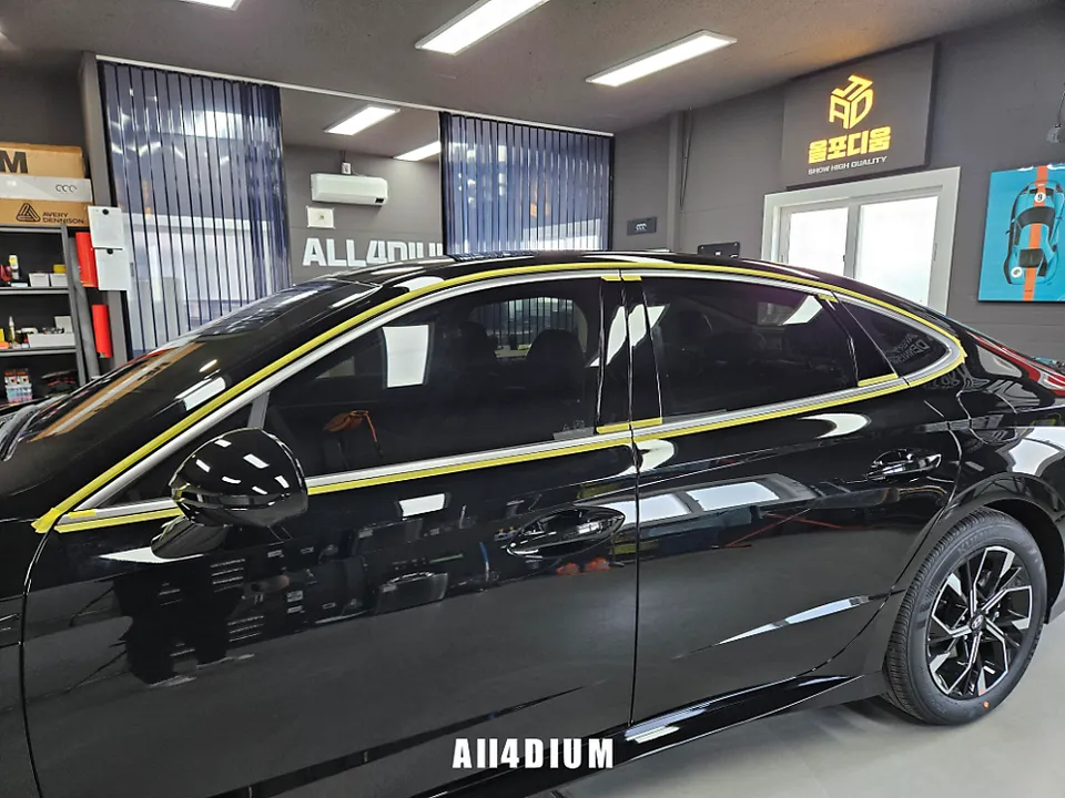 Hyundai Sonata DN8のカーラッピング事例|費用目安・仕上がり 施工写真 2-2