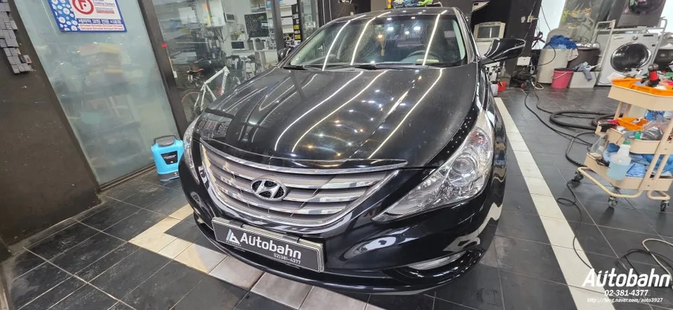 Hyundai Sonataのカーフィルム施工事例｜断熱・スモーク効果 施工写真 1-1