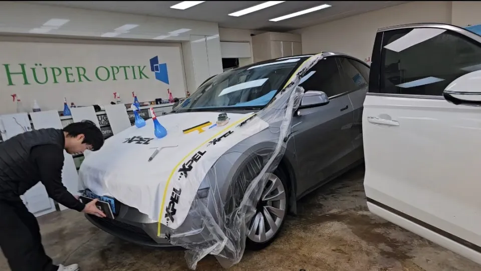 Tesla Model Y ppf installation result