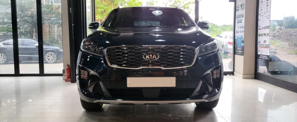 Kia Sorento body kit installation result