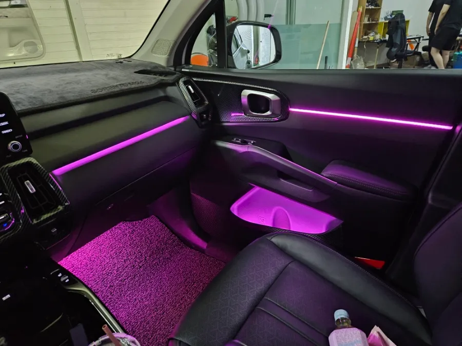 Kia Sorento MQ4 ambient lighting - Kia Sorento MQ4 Ambient Lighting Review — Cost & Results photo 3