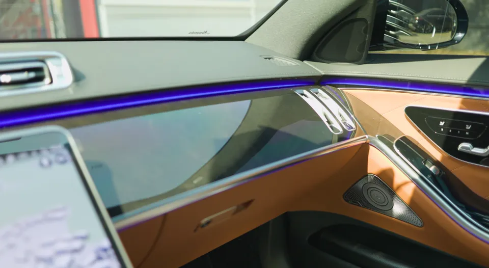 Mercedes-Benz S-Class W223 interior customization - Mercedes-Benz S-Class W223 Piano Trim Upgrade Review photo 3