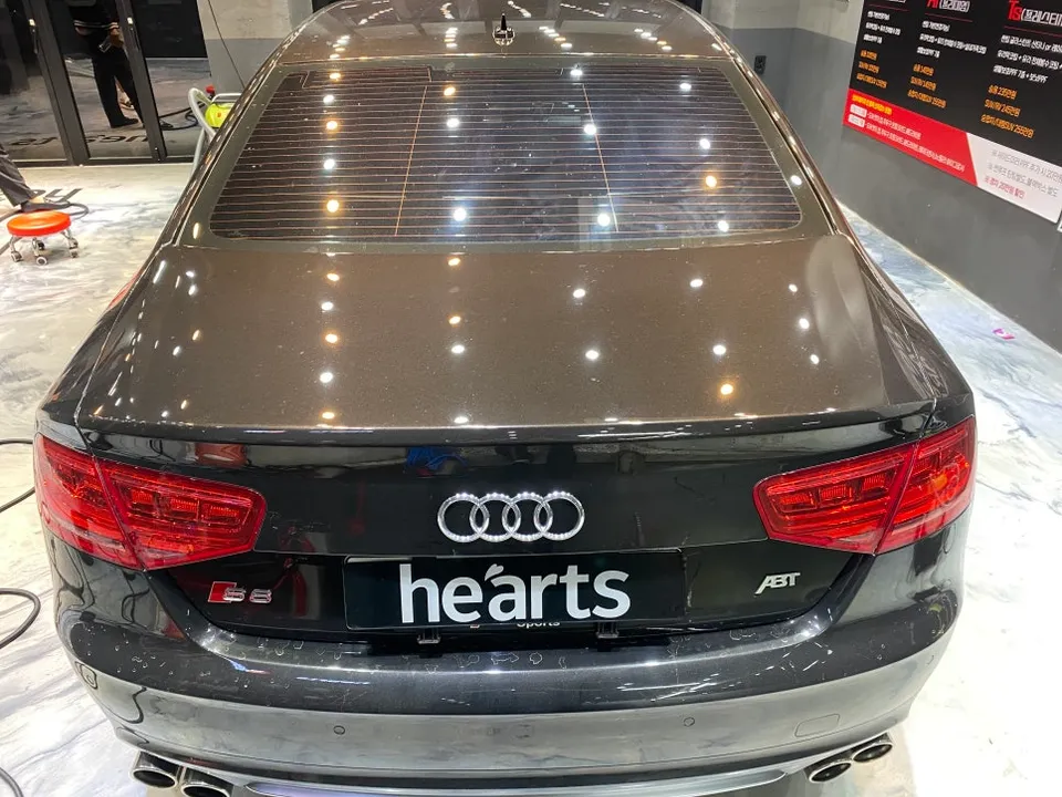 Audi S8 paint correction - Audi S8 Detailing & Paint Correction Review — Stunning Clarity photo 3