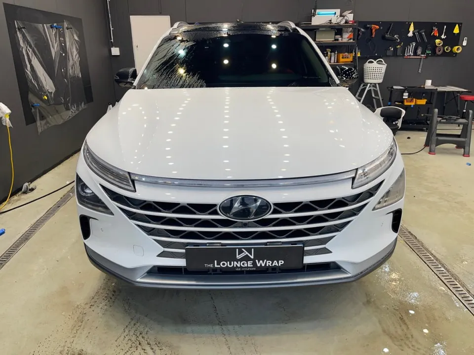 Hyundai Konaのガラスコーティング事例|費用目安と仕上がり 施工写真 2-1