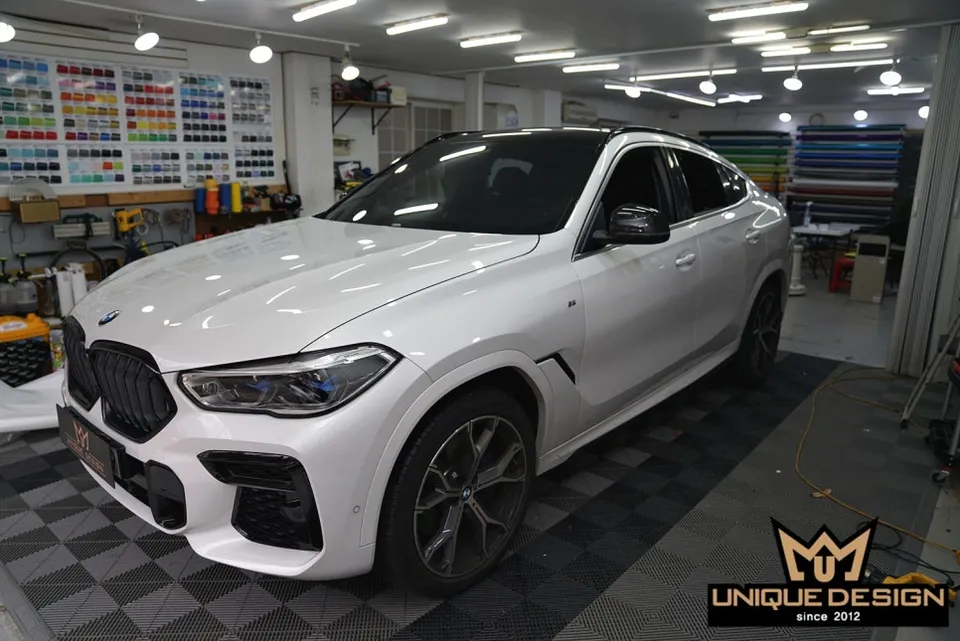 BMW X6のPPF施工事例｜クローム部分のカスタム 施工写真 2-1