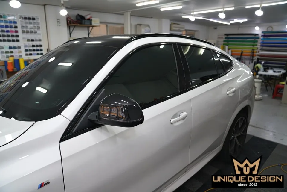 BMW X6のPPF施工事例｜クローム部分のカスタム 施工写真 1-2