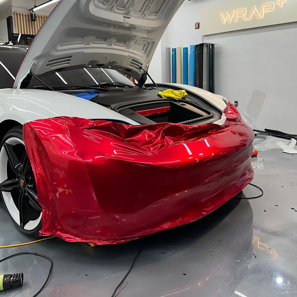 ポルシェ タイカン ラッピング事例|費用目安・仕上がり 施工写真 1-3