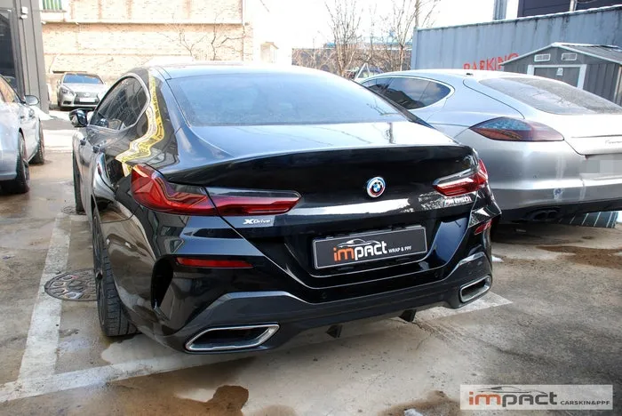 BMW 8 Series PPF施工事例｜韓国での部分再施工 施工写真 2-3