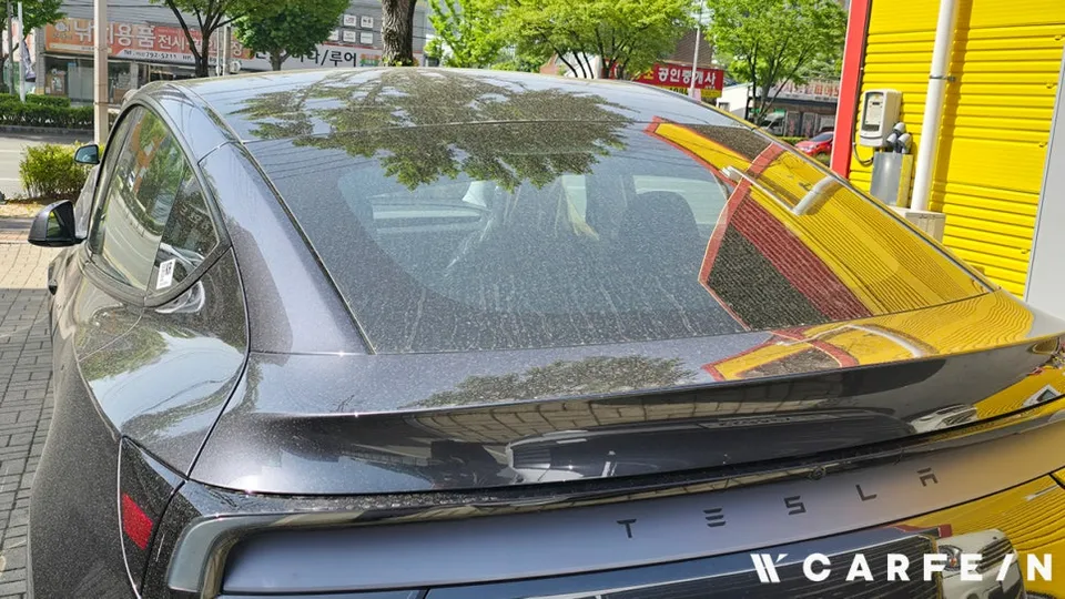 Tesla Tesla new car package installation result