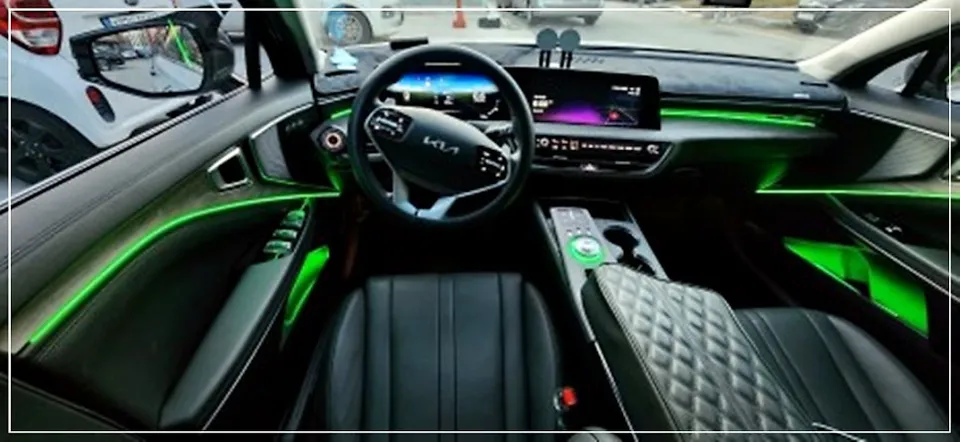 Kia K8 ambient lighting - Kia K8 Ambient Lighting Review: Upgrade Your Interior Mood photo 3