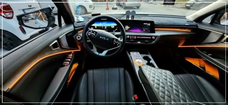 Kia K8 ambient lighting - Kia K8 Ambient Lighting Review: Upgrade Your Interior Mood photo 4