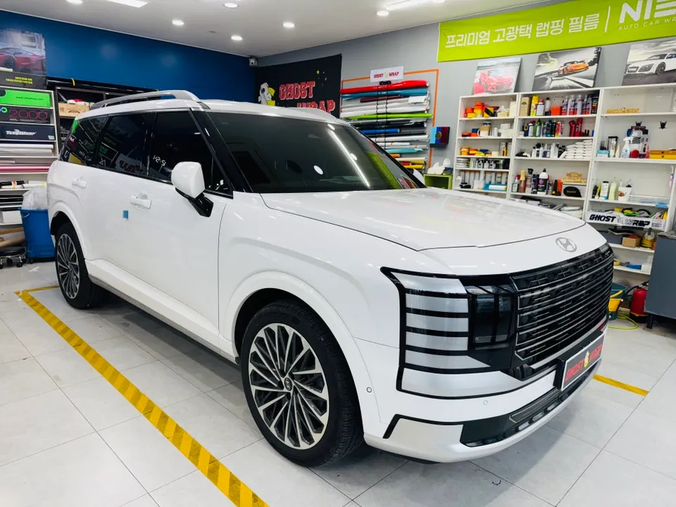 Hyundai Palisadeのホイールラッピング事例｜費用目安・仕上がり 施工写真 2-1
