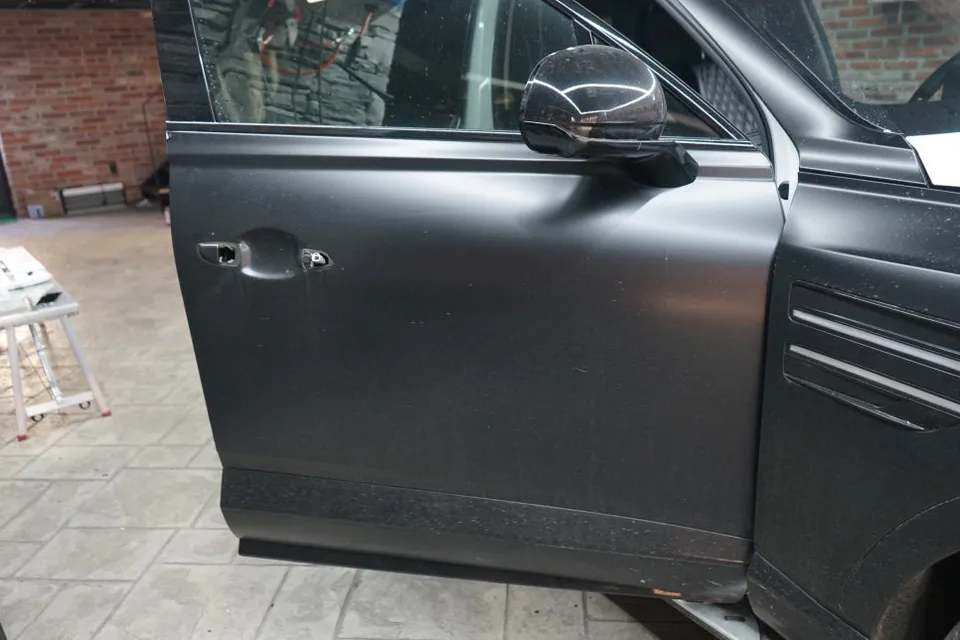 Genesis GV80 vinyl wrap - Genesis GV80 Vinyl Wrap Removal & White Restoration Review photo 4