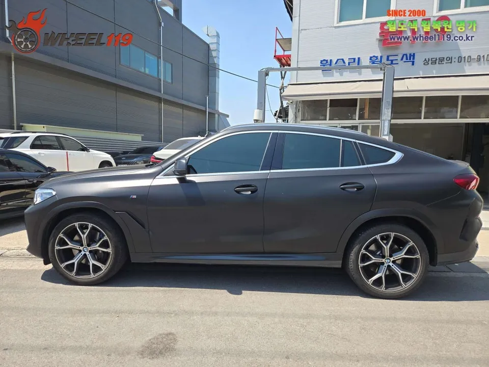 BMW X6 wheel repair installation result