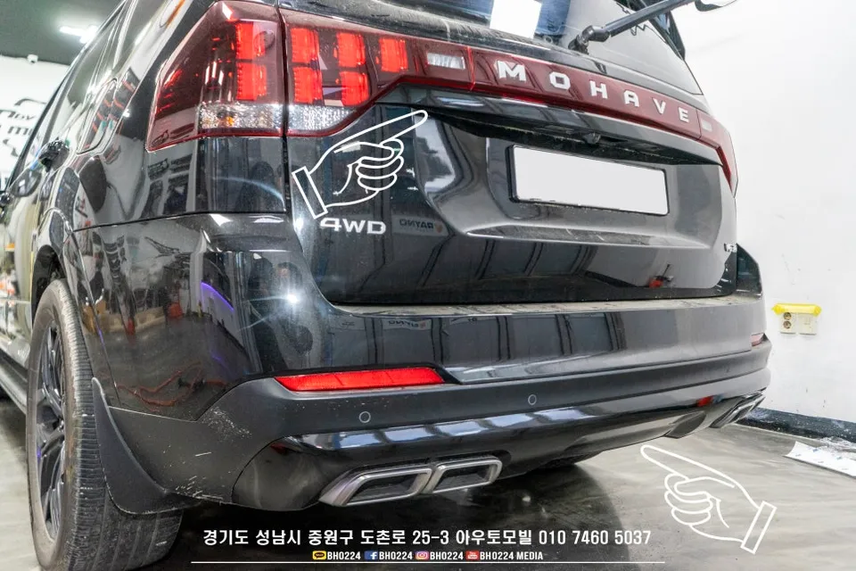 Kia Mohaveのカーラッピング事例|費用目安・仕上がり 施工写真 2-3