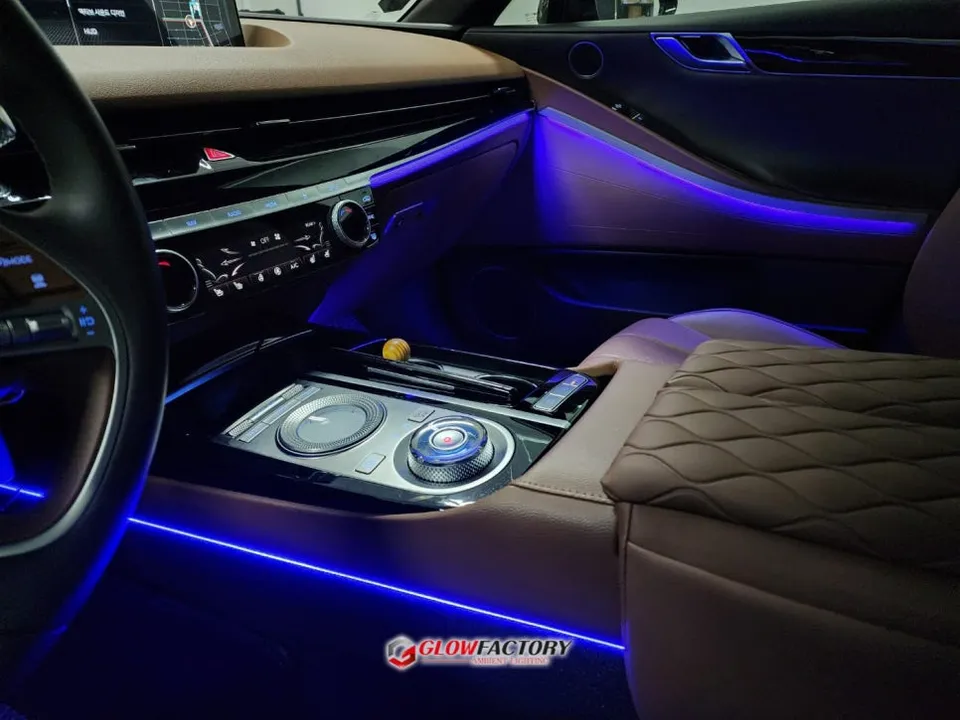Genesis G80 RG3 ambient lighting - Genesis G80 RG3 Ambient Lighting Upgrade - Moving LEDs photo 3