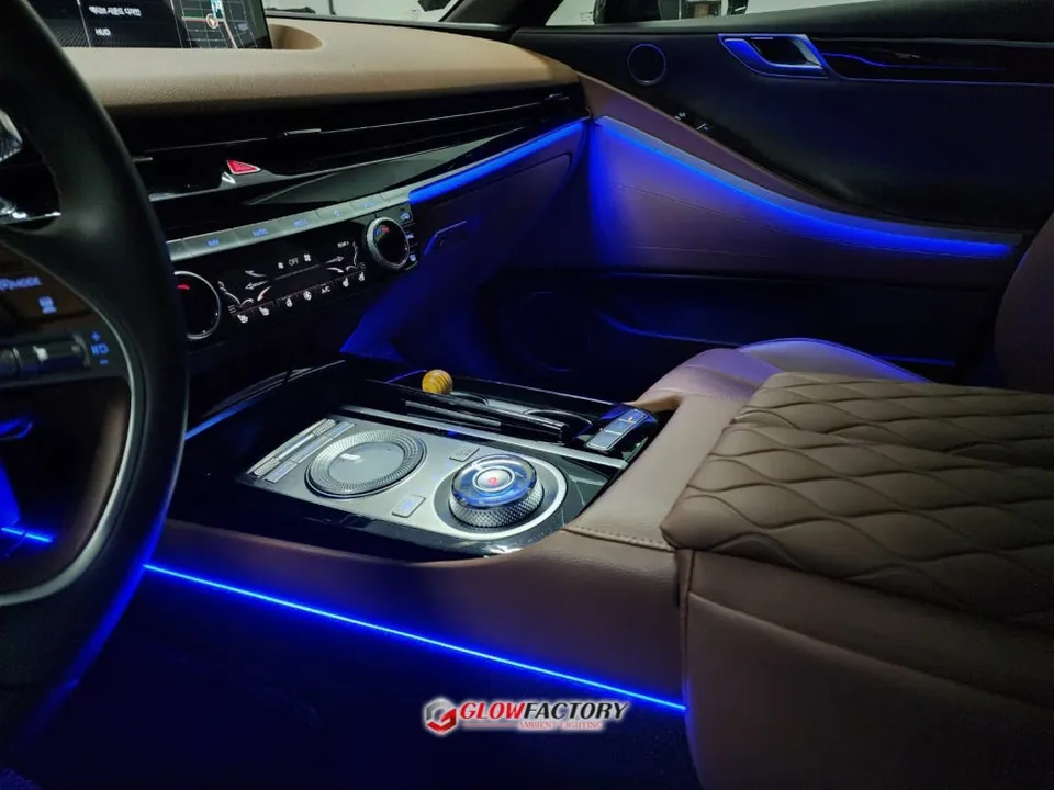 Genesis G80 RG3 ambient lighting - Genesis G80 RG3 Ambient Lighting Upgrade - Moving LEDs photo 4