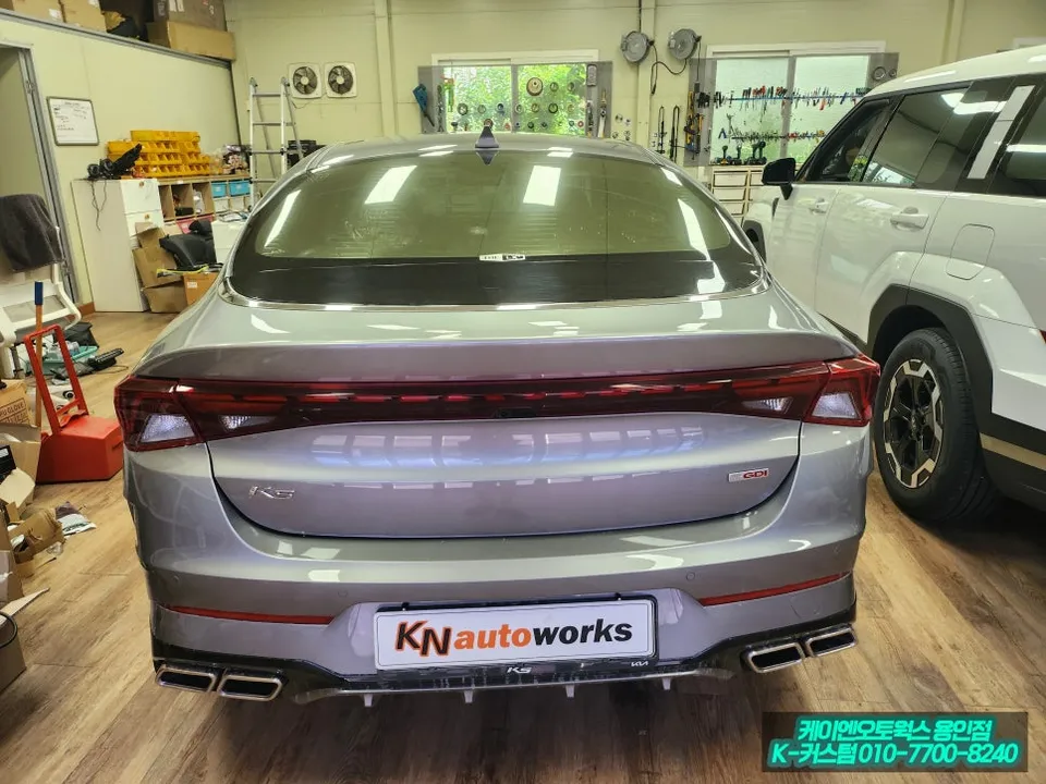 Kia K5のガラスコーティング事例｜費用目安と仕上がり 施工写真 2-3