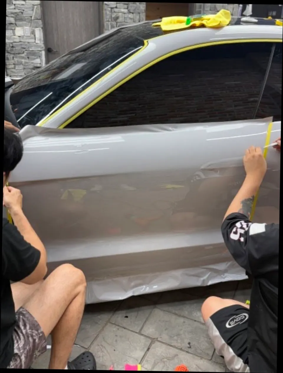 Porsche Taycan vinyl wrap - Porsche Taycan Vinyl Wrap Review — Gloss Crayon Full Wrap photo 6