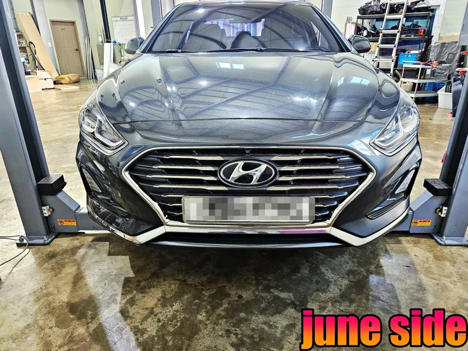Hyundai Sonata New Rise lighting upgrade installation result