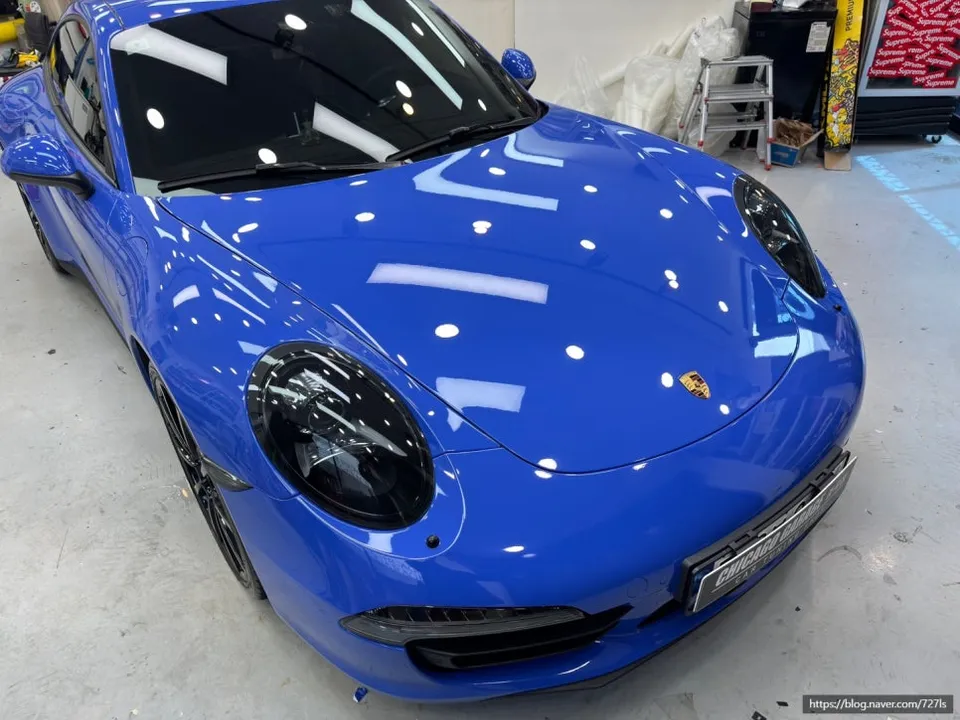 ポルシェ911 PPF施工事例|韓国の実例と費用目安 施工写真 3-2