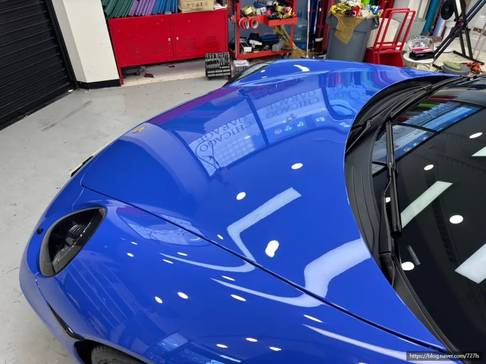 ポルシェ911 PPF施工事例|韓国の実例と費用目安 施工写真 2-3
