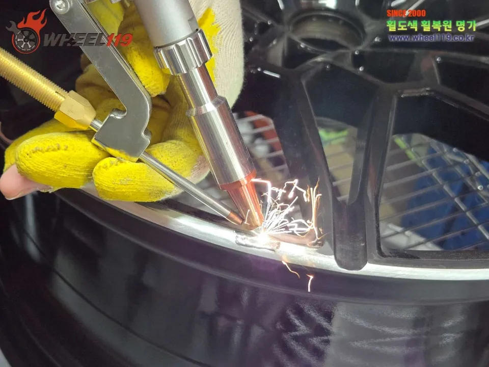 BMW X3M wheel repair - BMW X3M Wheel Repair Review: Laser Welding & Diamond Cutting photo 4