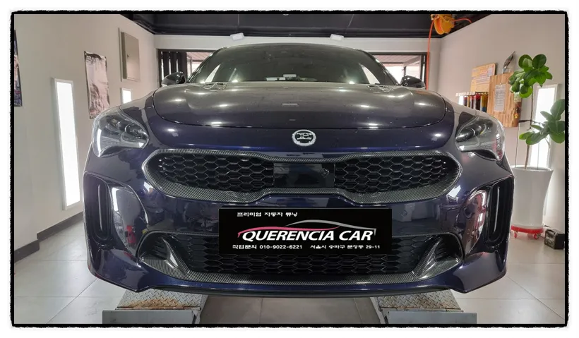 Kia Stinger wheel repair installation result