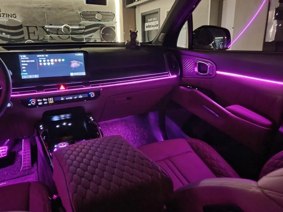 Kia Sorento MQ4 ambient lighting - Kia Sorento MQ4 Ambient Lighting Review - Cost & Results photo 3