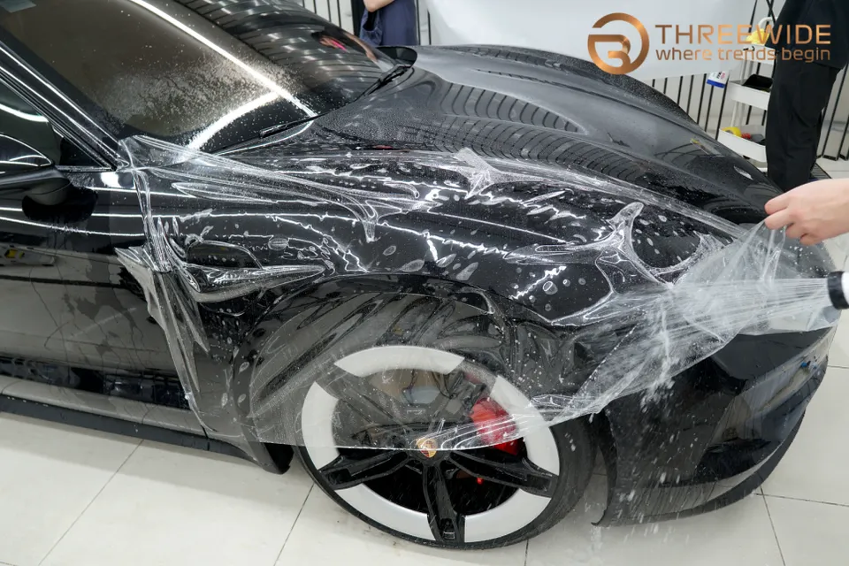 Porsche Taycan 4S ppf - Porsche Taycan 4S PPF Review: Full Wrap & Protection photo 4