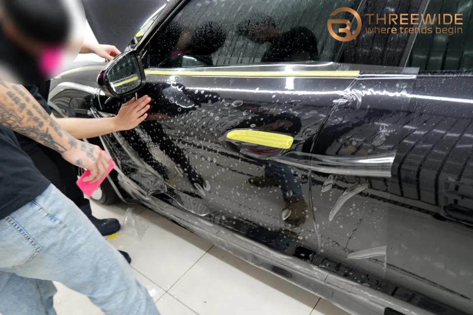 ポルシェ タイカン4S PPF施工事例|費用目安・仕上がり 施工写真 3-2
