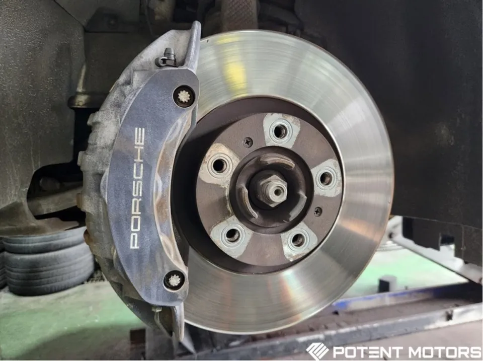 Porsche Panamera wheel repair installation result